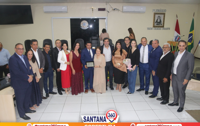 Câmara Municipal de Santana do Ipanema realiza solenidade do Título de Cidadão Honorário a Zé Del