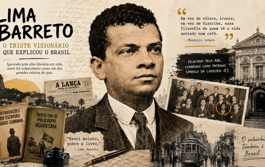 145 anos de Lima Barreto, o “triste visionário” que explicou o Brasil